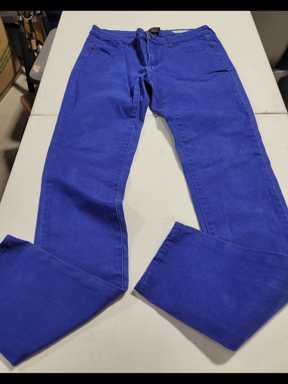 Chor Cobalt Blue Straight-Leg Pants